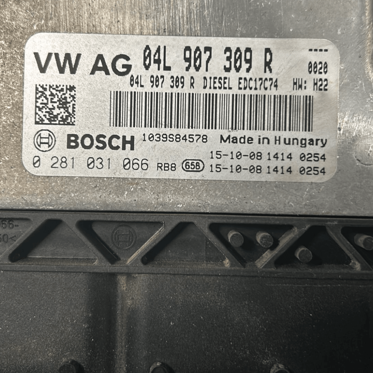 Centralina ECU Motore Seat Leon 2.0 Diesel cod:04L907309R (2013 > 2019) - F&P CRASH SRLS - Ricambi Usati