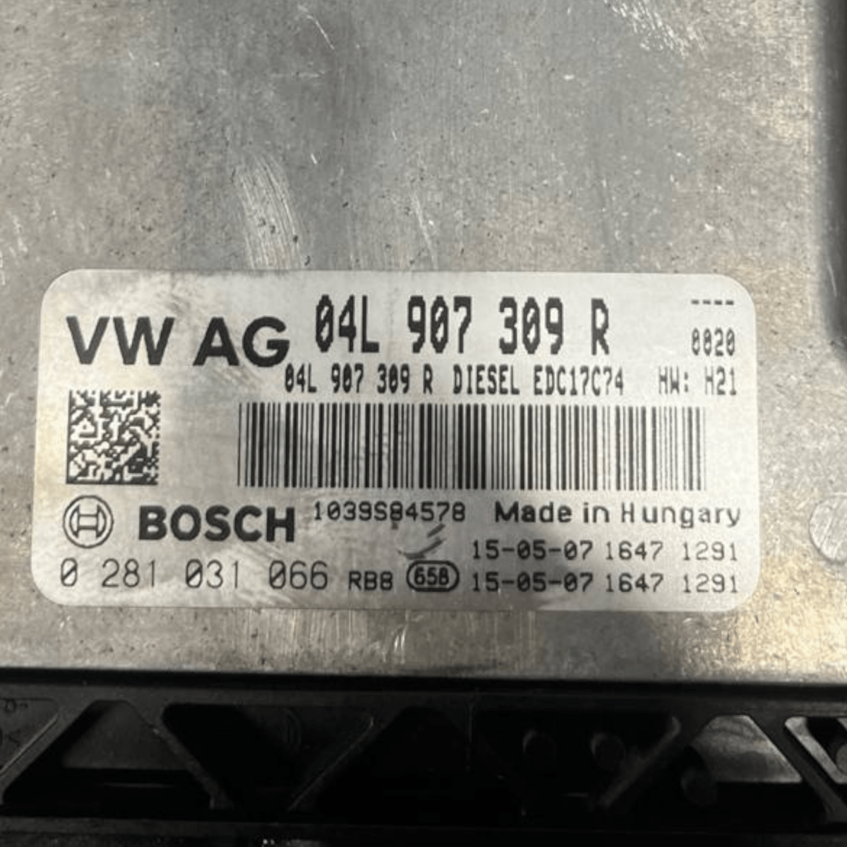 Centralina Ecu Motore Seat Leon III 2.0 Diesel (2012 al 2019) cod: 04L907309R - F&P CRASH SRLS - Ricambi Usati