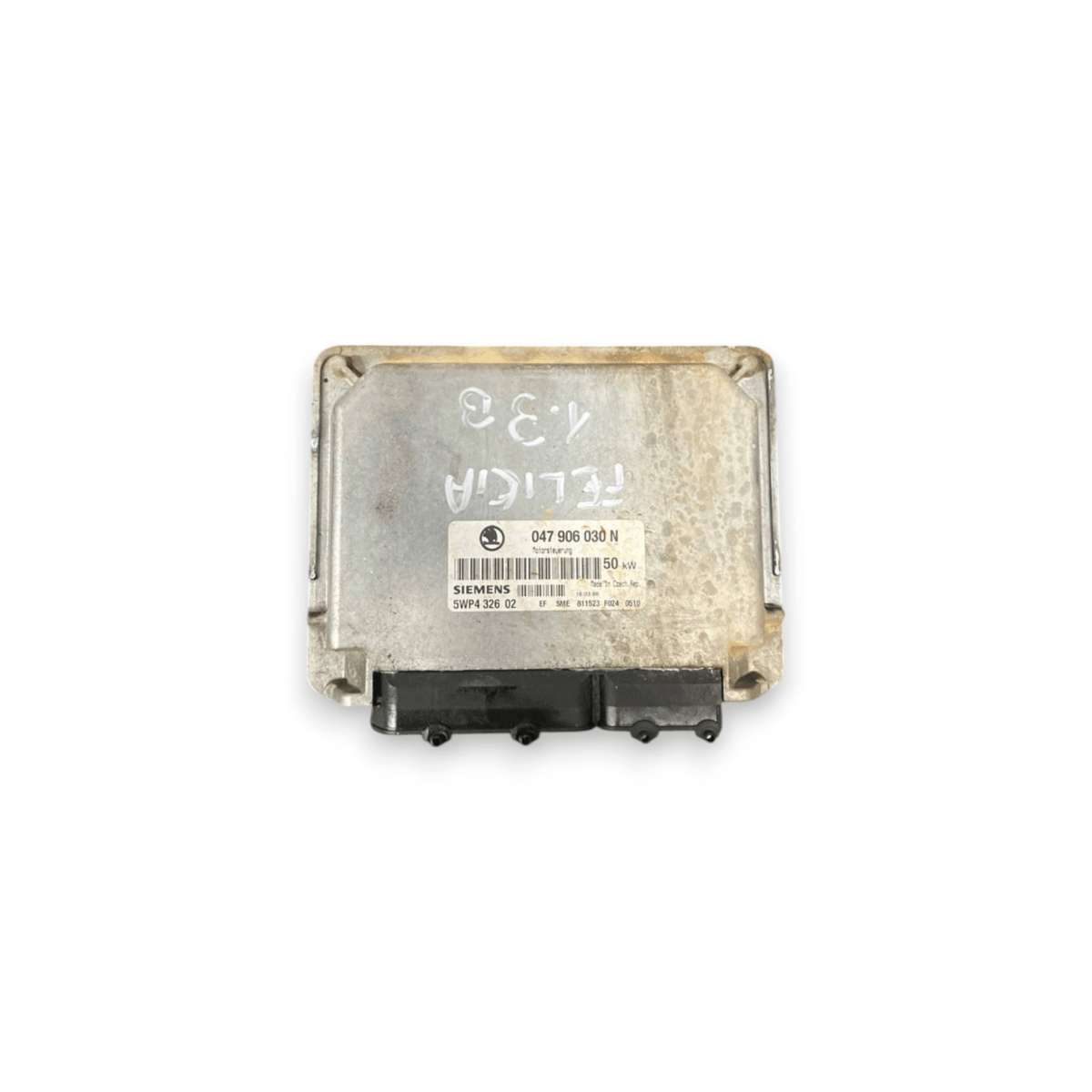 Centralina Ecu Motore Skoda Felicia 1.3 Benzina (1994 al 2001) cod: 047906030N / cod: 5WP432602 - F&amp;P CRASH SRLS - Ricambi Usati