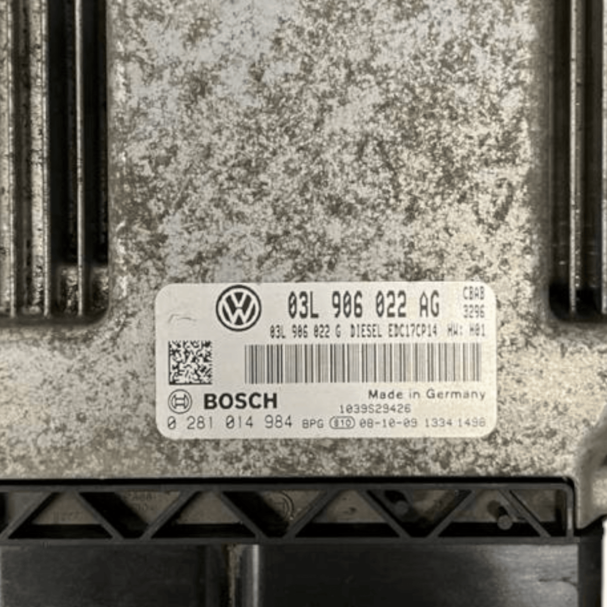 Centralina ecu motore Volkswagen Golf VI 2.0 diesel (2008 - 2012) cod.03L906022AG - F&P CRASH SRLS - Ricambi Usati