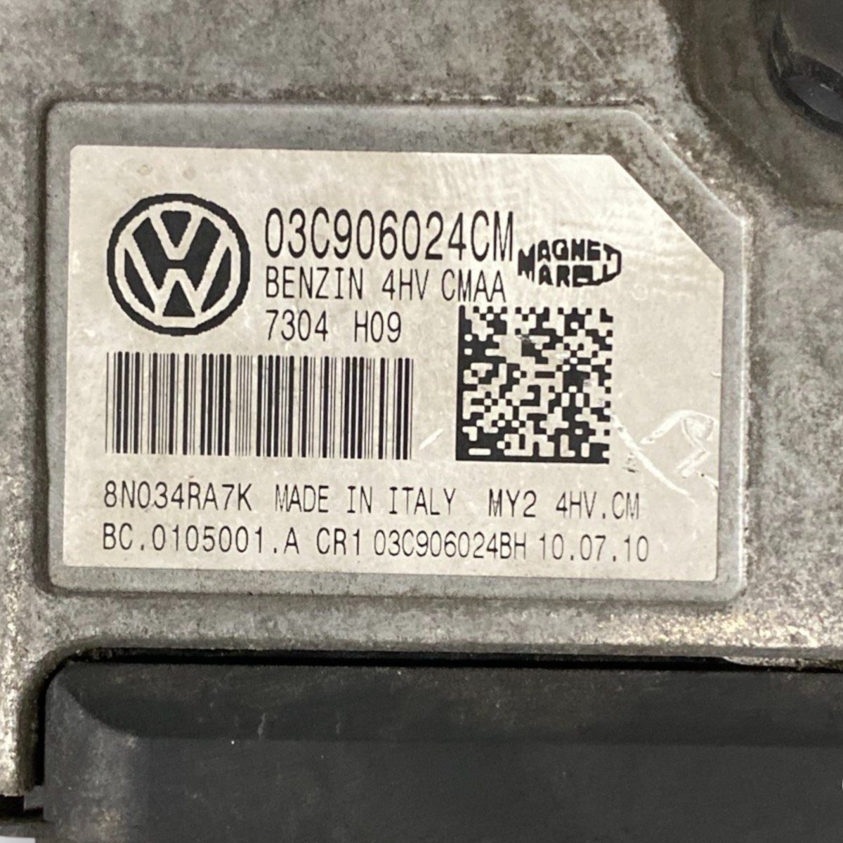 Centralina ecu motore volkswagen polo 6r 1.4 benzina / gpl (2009 - 2017) Cod: 03c906024cm - F&P CRASH SRLS - Ricambi Usati