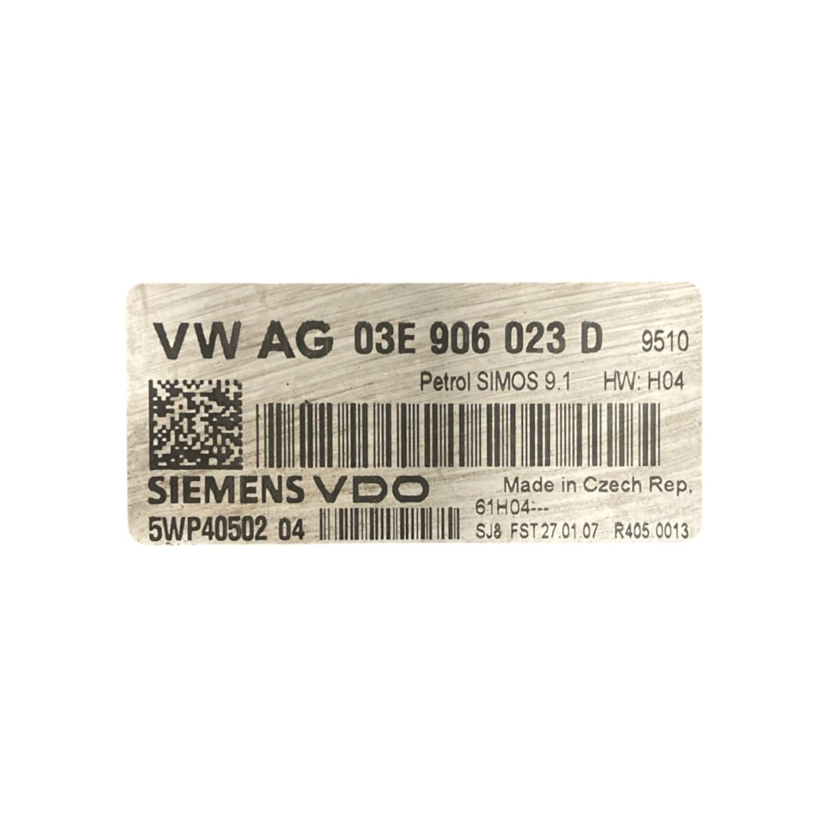Engine ECU control unit Volkswagen Polo VI code . 5wp40502 1.6 diesel (2017 >) - F&P CRASH SRL - Used Parts