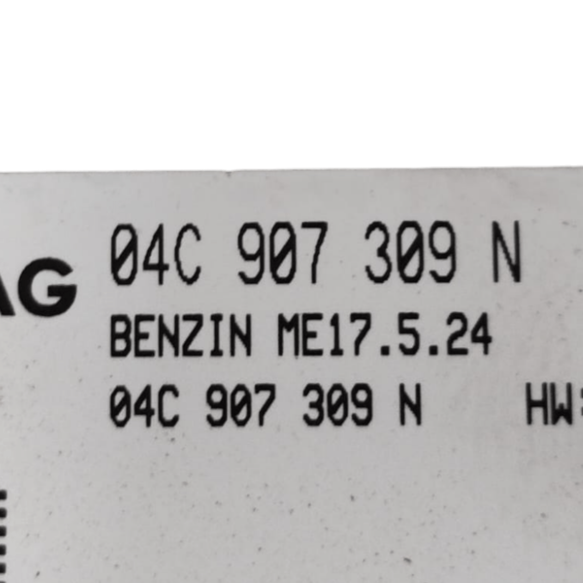 Centralina ecu motore volkswagen t - cross 1.0 benzina cod: 04c907309n (2019 - ) - F&P CRASH SRLS - Ricambi Usati
