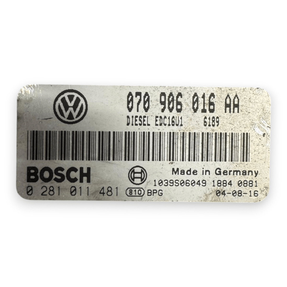 Centralina ecu motore Volkswagen Touareg 5.0 diesel cod.070906016AA (2002 - 2010) - F&P CRASH SRL - Ricambi Usati