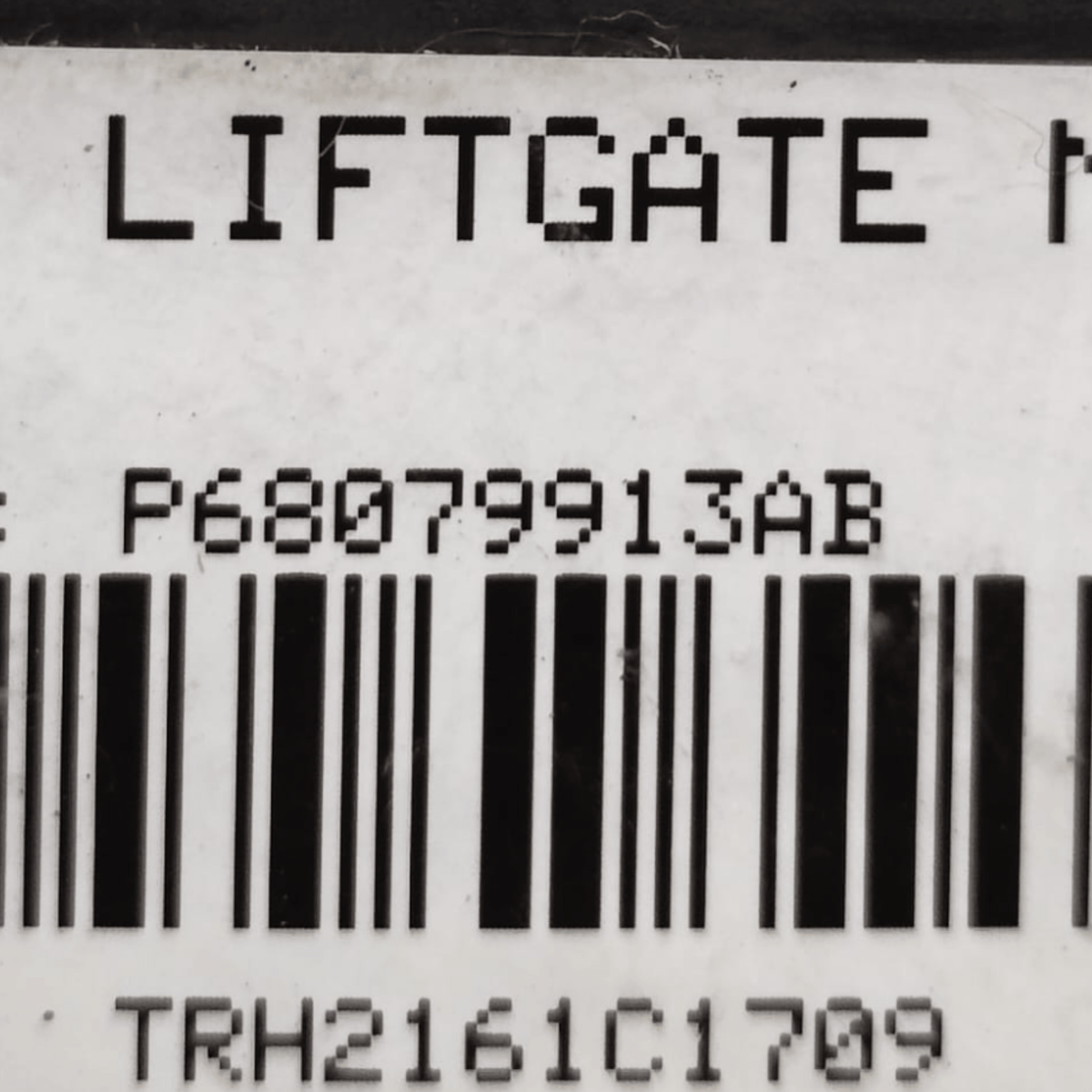 Centralina Elettronica Bagagliaio Lancia Voyager COD: P68079913AB (2011 - 2014) - F&P CRASH SRLS - Ricambi Usati