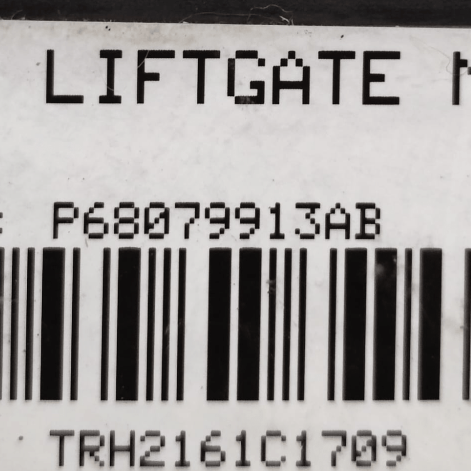 Centralina Elettronica Bagagliaio Lancia Voyager COD: P68079913AB (2011 - 2014) - F&P CRASH SRLS - Ricambi Usati