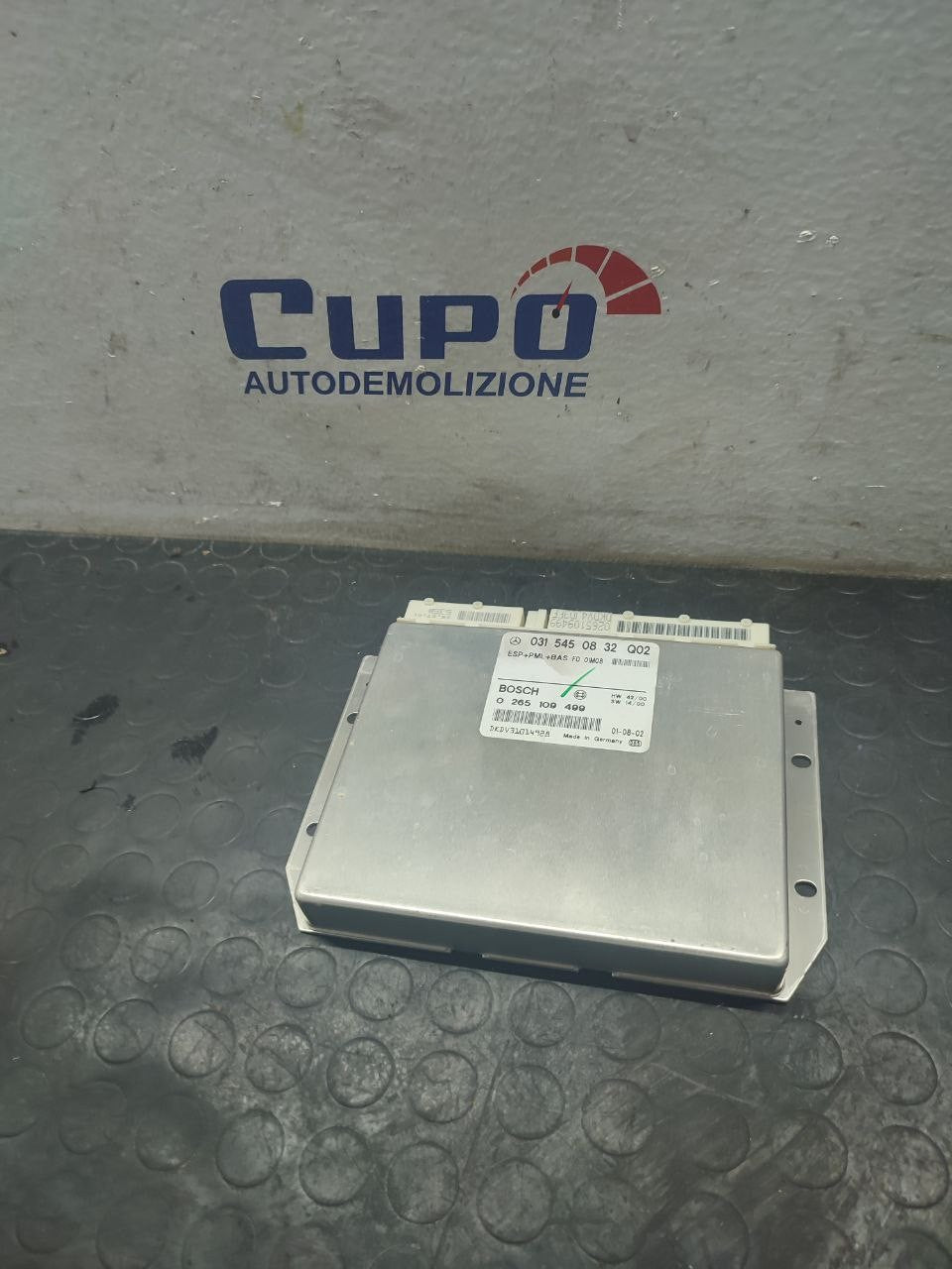 Centralina esp Mercedes classe E ( w210 ) cod 0315450832q02 / 0265109499 - F&P CRASH SRLS - Ricambi Usati