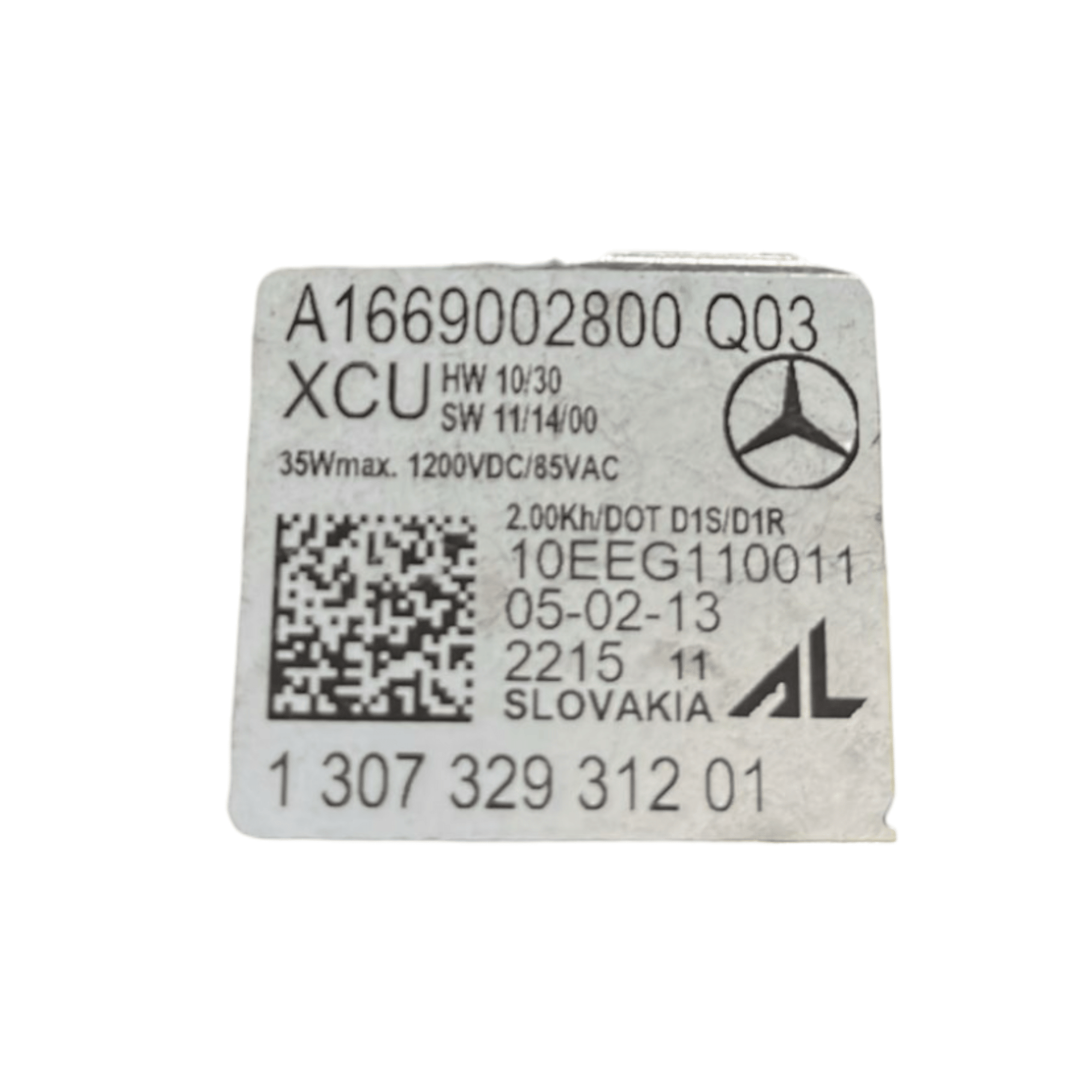 Centralina Faro Xenon anteriore sinistro Mercedes - Benz W246 cod.A1669002800 (2011 - 2018) - F&P CRASH SRLS - Ricambi Usati