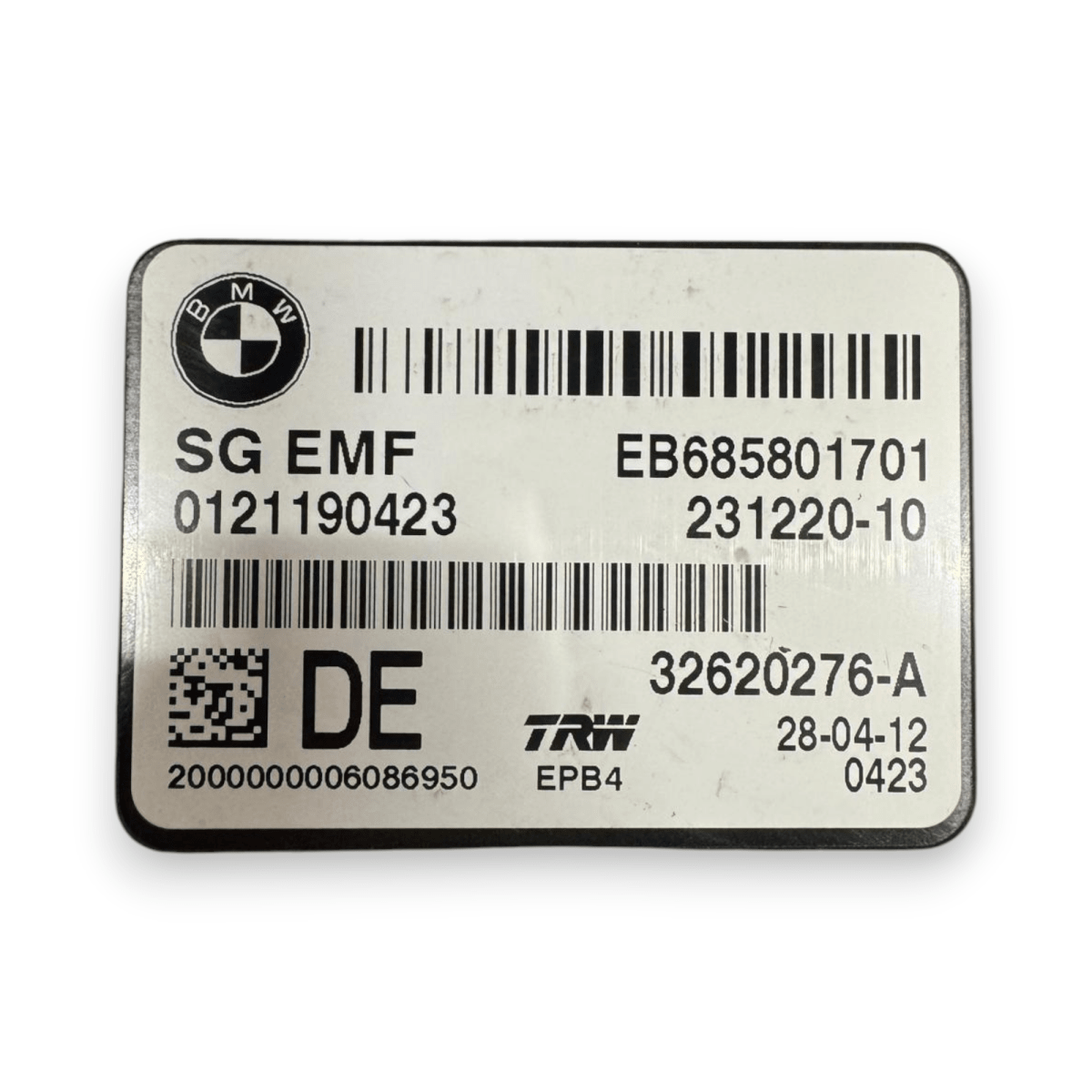 Centralina freno di stazionamento BMW Serie 5 (F11) 2.0 diesel cod.EB685801701 (2010 - 2017) - F&P CRASH SRL - Ricambi Usati