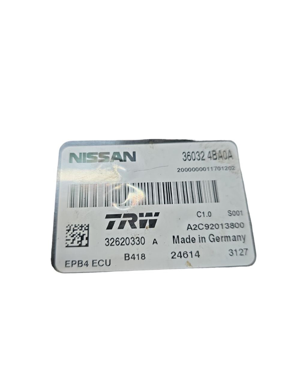 Centralina Freno Di Stazionamento Elettronico Nissan X-Trail T32 ( 2014 - 2020 ) Cod : 360324BA0A - F&P CRASH SRLS - Ricambi Usati