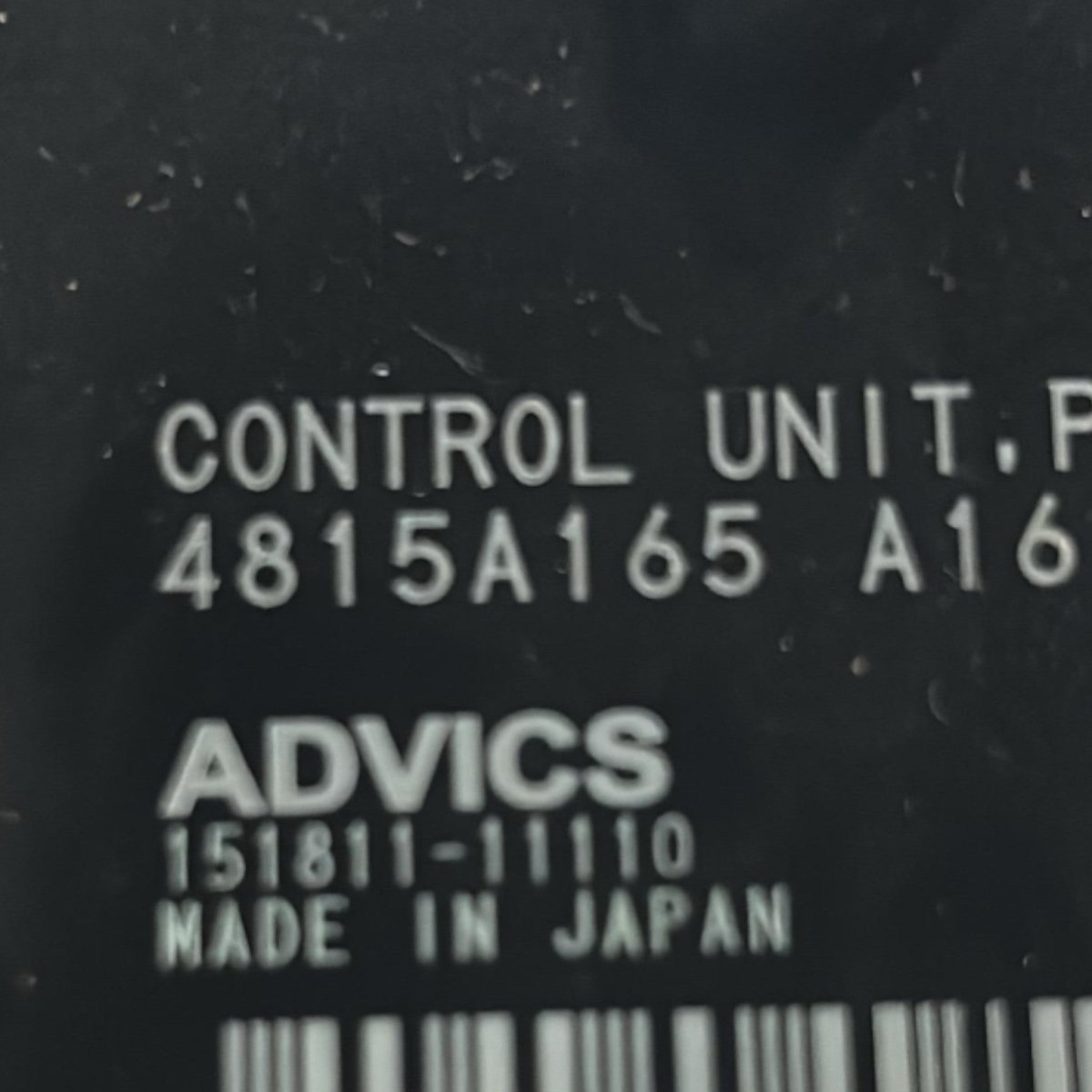 Centralina Freno Di Stazionamento Mitsubishi Outlander III cod.4815A165 (2019 > 2021) Freno A Mano - F&P CRASH SRLS - Ricambi Usati