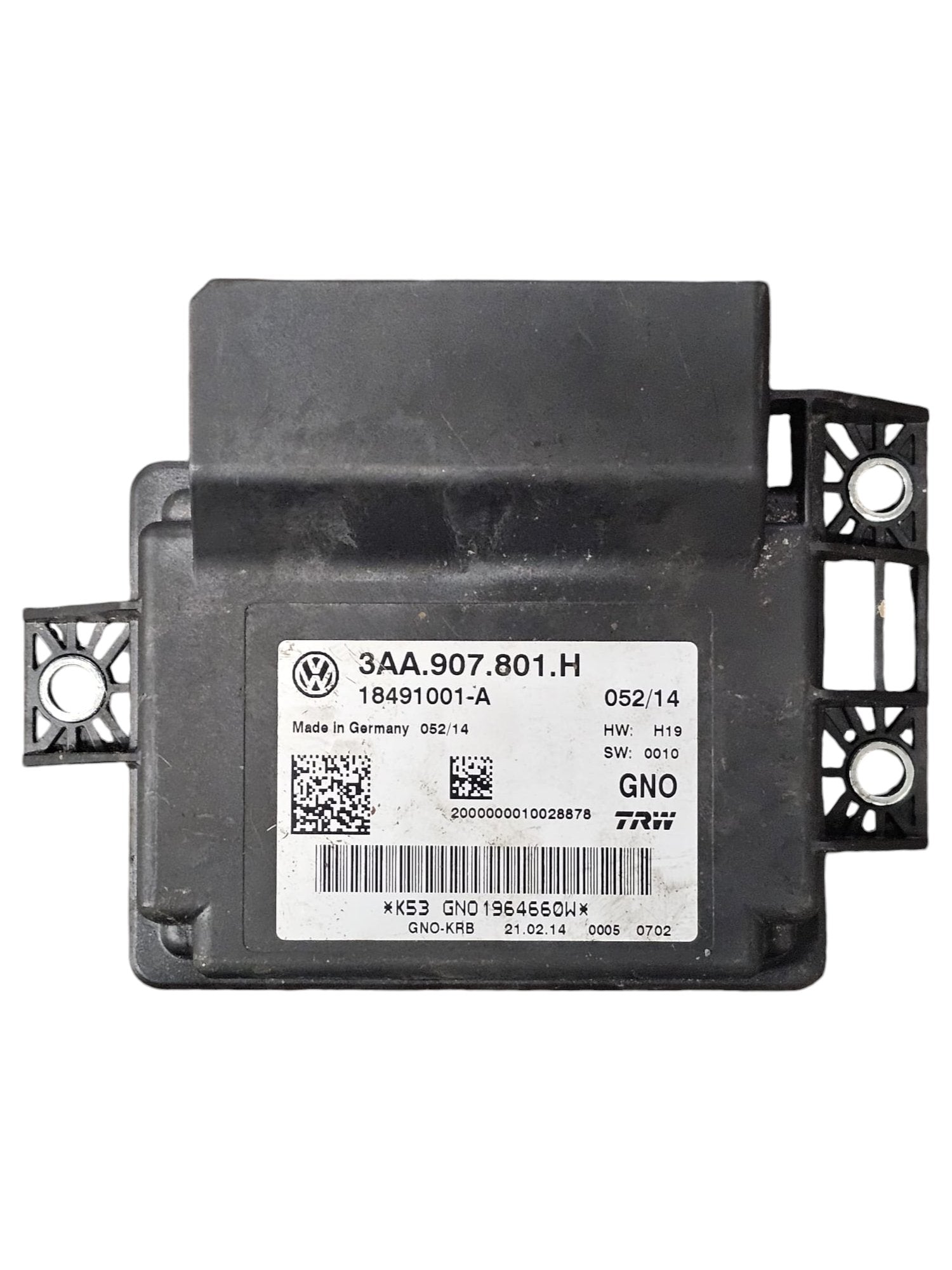 Centralina Freno di Stazionamento Volkswagen Tiguan 5N (2007 - 2016)Cod:3AA.907.801.H - F&P CRASH SRLS - Ricambi Usati