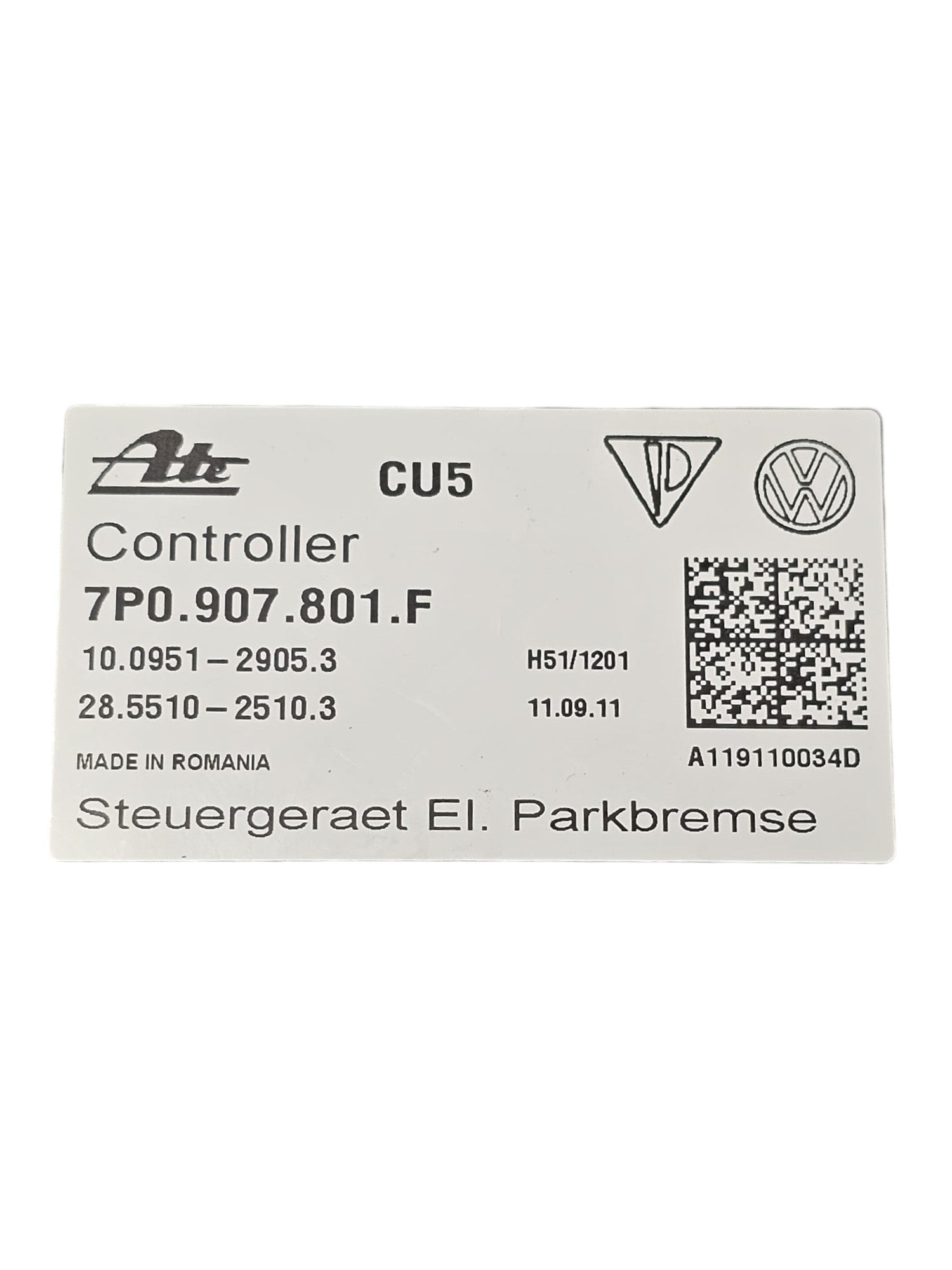 Centralina Freno Stazionamento Porsche Cayenne 92A Cod:7P0907801F (2010 - 2017) - F&P CRASH SRLS - Ricambi Usati
