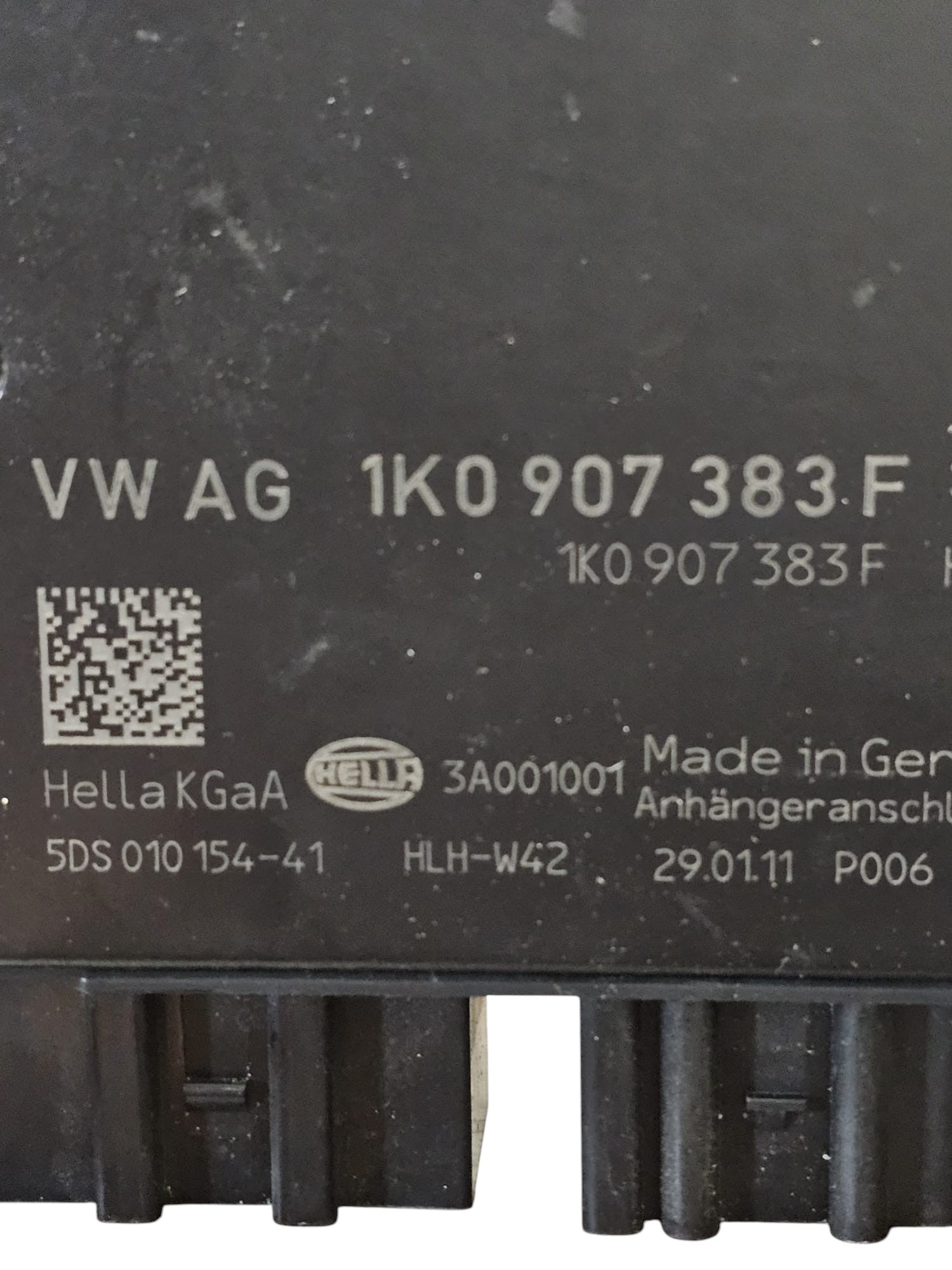 Centralina Gancio di Traino Volkswagen Tiguan 5N Cod:1K0907383F (2007 - 2016) - F&P CRASH SRLS - Ricambi Usati