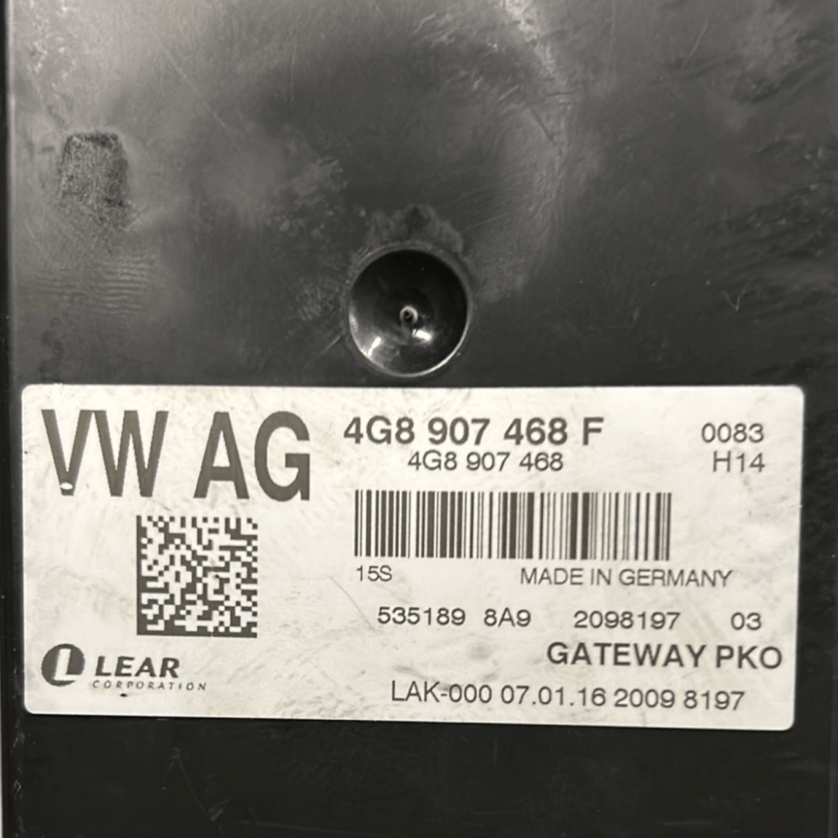 Centralina Gateway Audi A6 C7 cod:4G8907468F (2011 > 2018) - F&P CRASH SRLS - Ricambi Usati