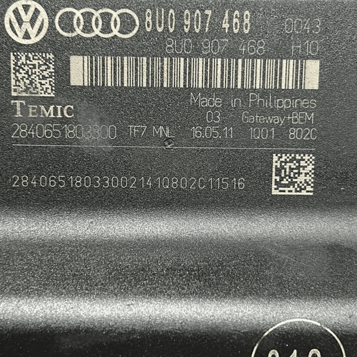 Centralina gateway audi q3 8u cod:8u0907468 (2011 > 2018) - F&P CRASH SRL - Ricambi Usati