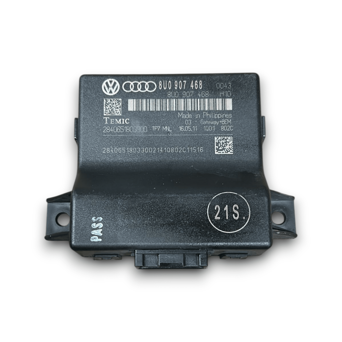 Centralina gateway audi q3 8u cod:8u0907468 (2011 > 2018) - F&P CRASH SRL - Ricambi Usati