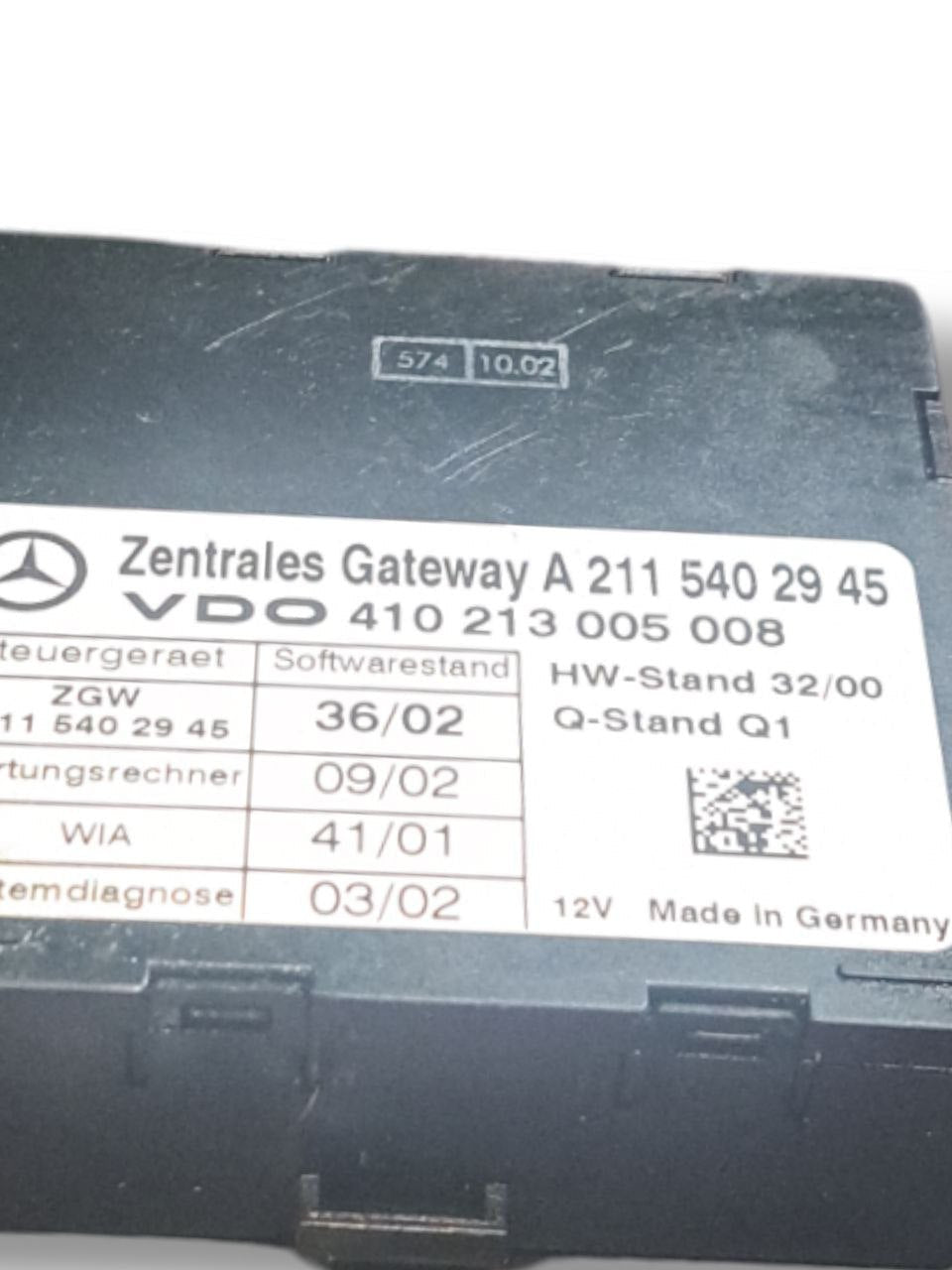 Centralina Gateway Mercedes - Benz Classe E W211 (2002 - 2007) COD:A2115402945 - F&P CRASH SRLS - Ricambi Usati