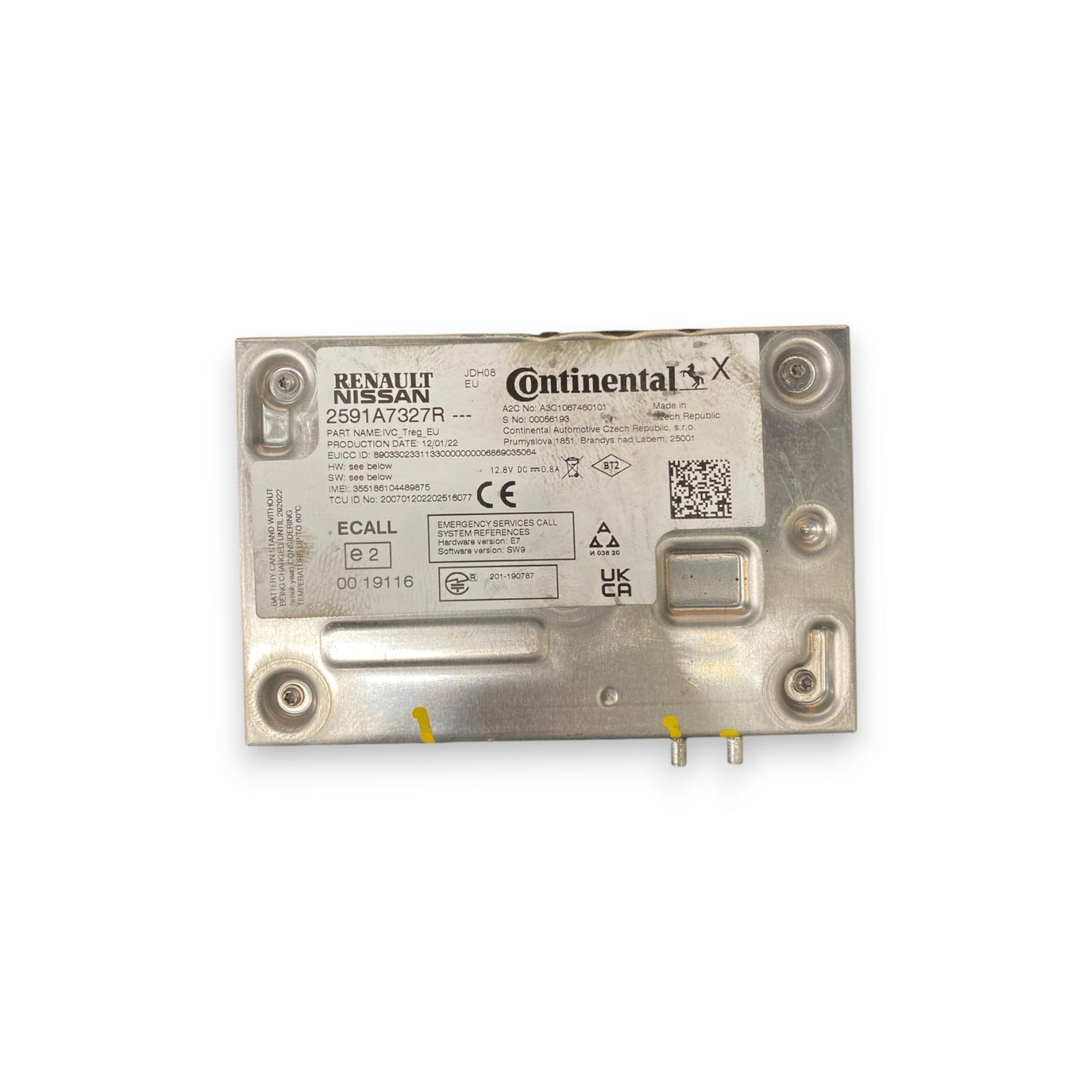 Centralina gateway Renault Express (2020 - ) Cod: A3C1067460101 - F&P CRASH SRLS - Ricambi Usati