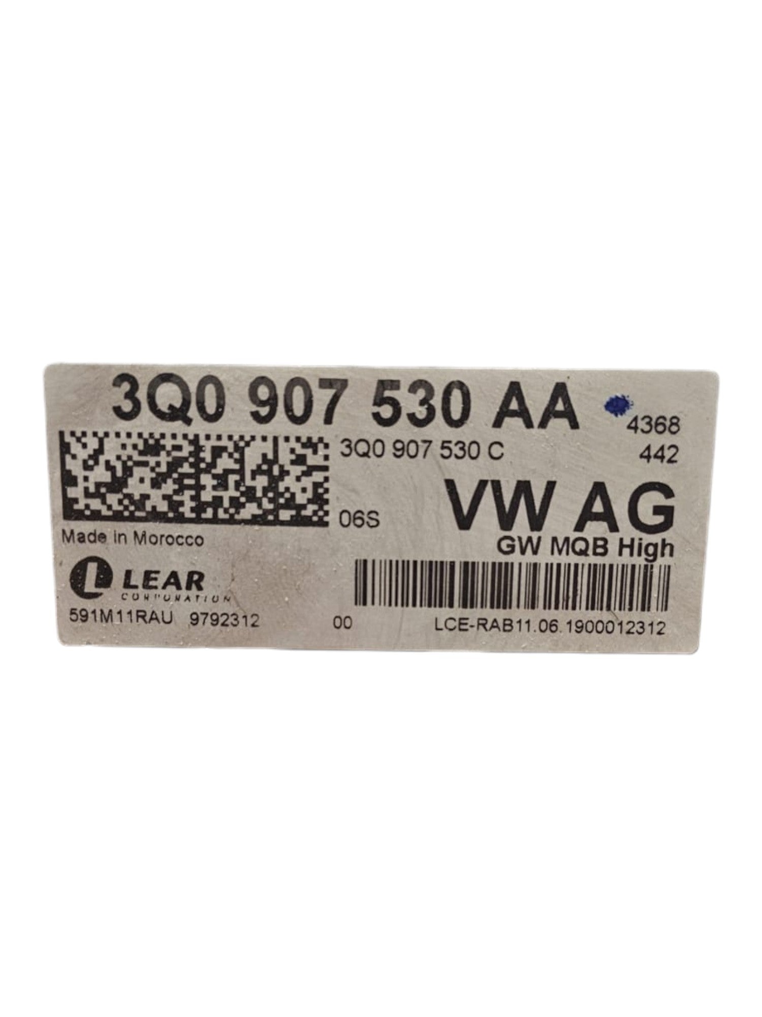 Centralina Gateway Volkswagen Golf VII Cod:3Q0907530AA (2012 - 2021) - F&P CRASH SRLS - Ricambi Usati