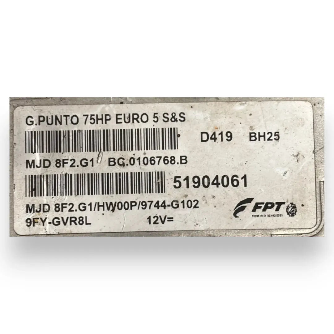 Dettaglio Centralina iniezione Fiat Grande Punto 2005–2008 OEM 51825024 - foto 3