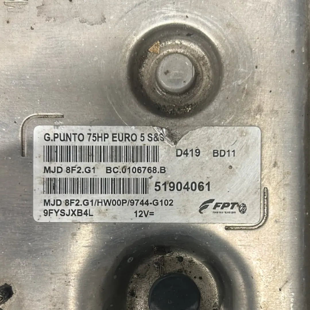 Dettaglio Centralina iniezione Fiat Grande Punto 2009–2014 cod. 51904061 - foto 3