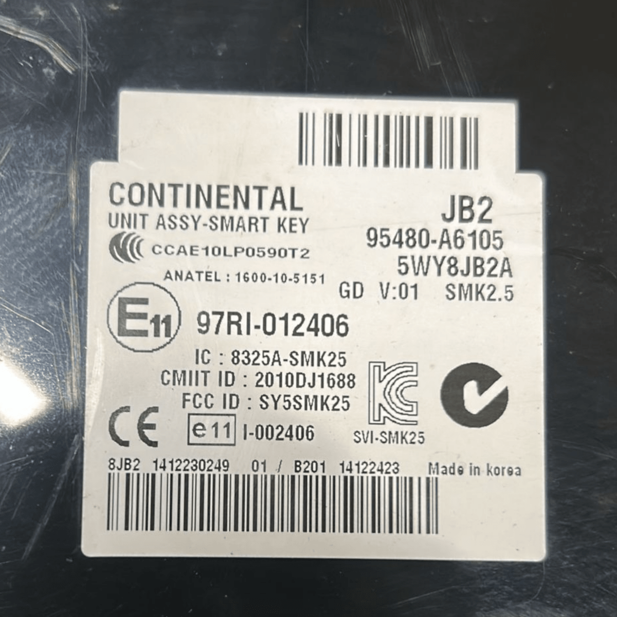 Centralina keyless hyundai i30 cod:95480 - a6105 ( 2011 > 2016) - F&P CRASH SRL - Ricambi Usati