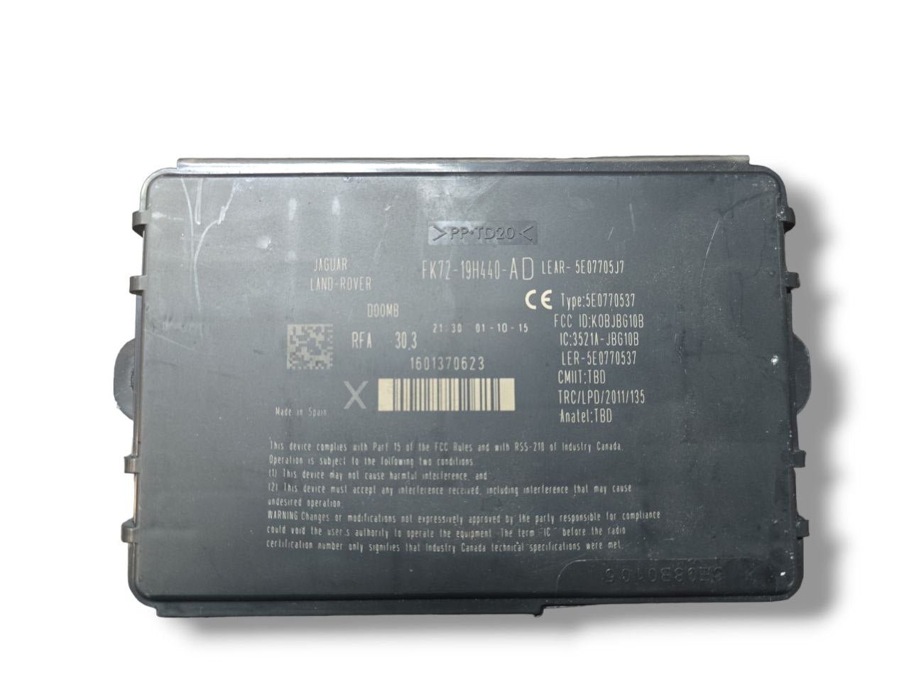 Centralina Keyless Jaguar XF X260 ( 2015 > ) Cod : FK71-19H440-AD - F&P CRASH SRLS - Ricambi Usati