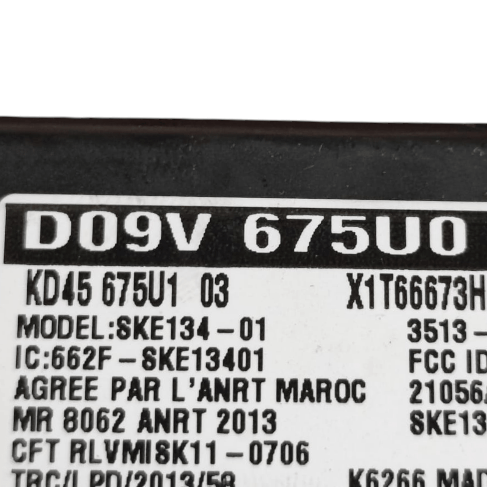 Centralina Keyless Mazda CX - 3 COD: D09V675U0 (2015>) - F&P CRASH SRLS - Ricambi Usati