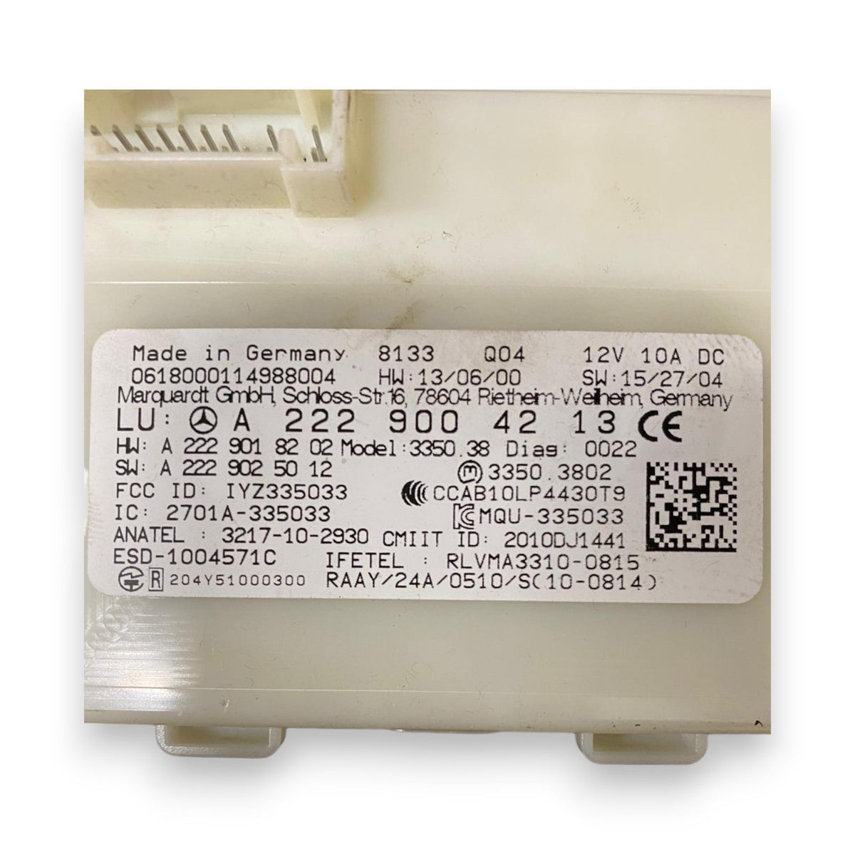 Centralina keyless Mercedes - Benz GLC X253 (2015 - 2022) Cod: A2229004213 - F&P CRASH SRLS - Ricambi Usati