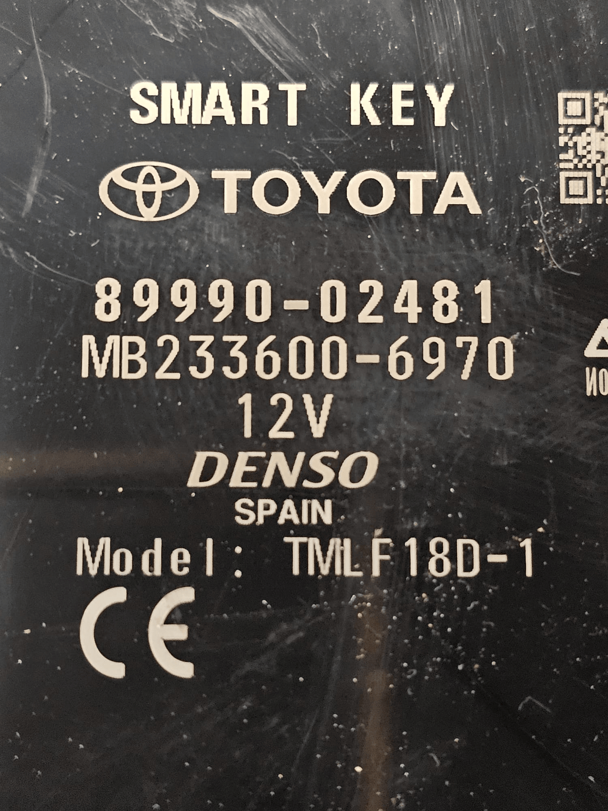 Centralina Keyless Toyota Corolla E210 Cod:89990 - 02481 (2018 - >) - F&P CRASH SRLS - Ricambi Usati