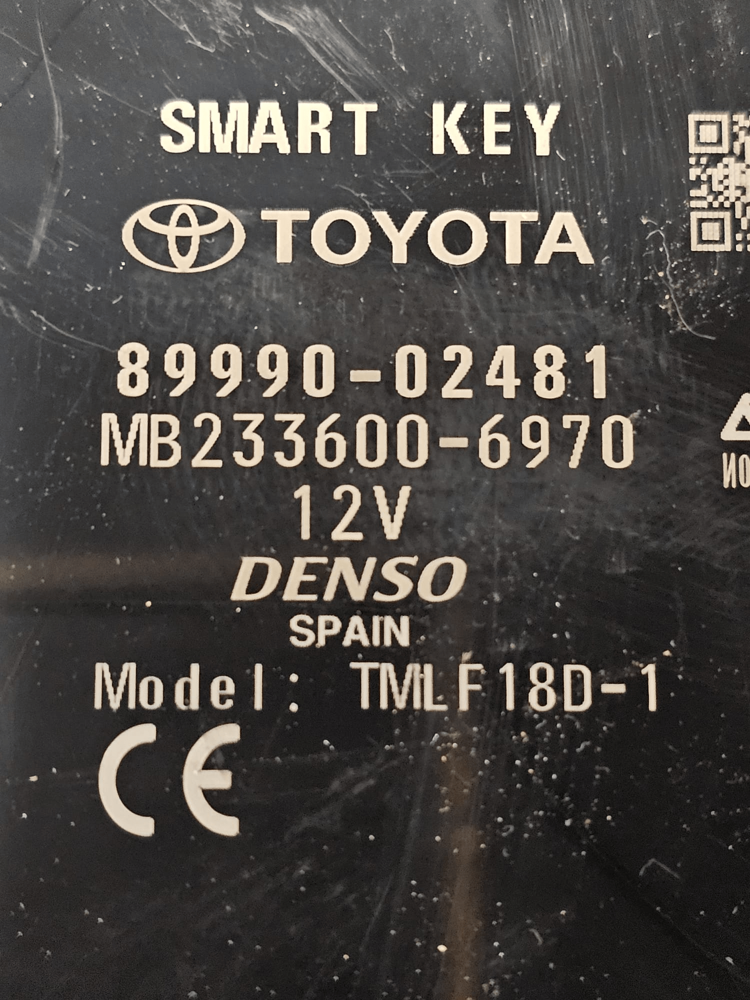 Centralina Keyless Toyota Corolla E210 Cod:89990 - 02481 (2018 - >) - F&P CRASH SRLS - Ricambi Usati