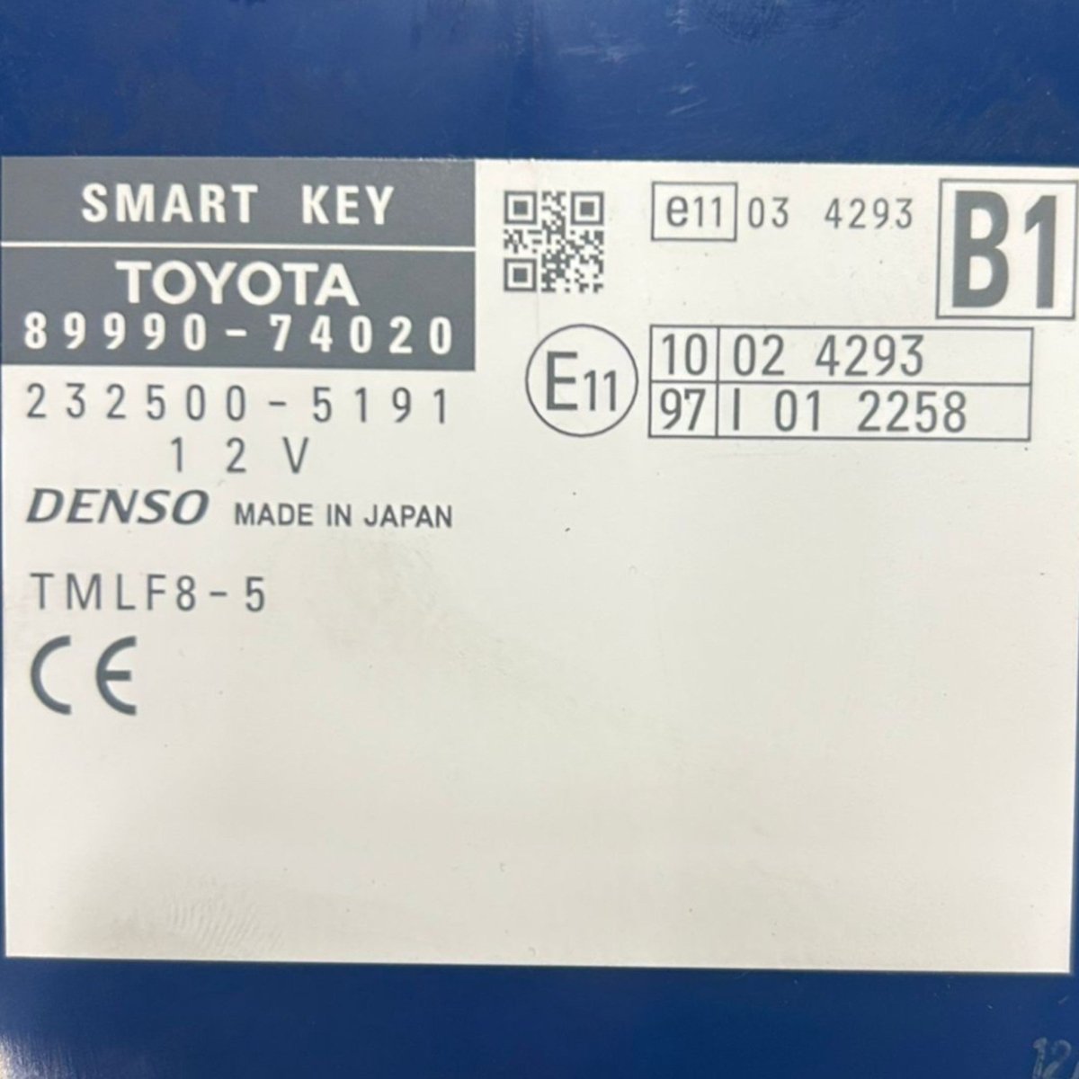 Centralina keyless toyota iq cod:89990 - 74020 (2008 > 2015) - F&P CRASH SRLS - Ricambi Usati