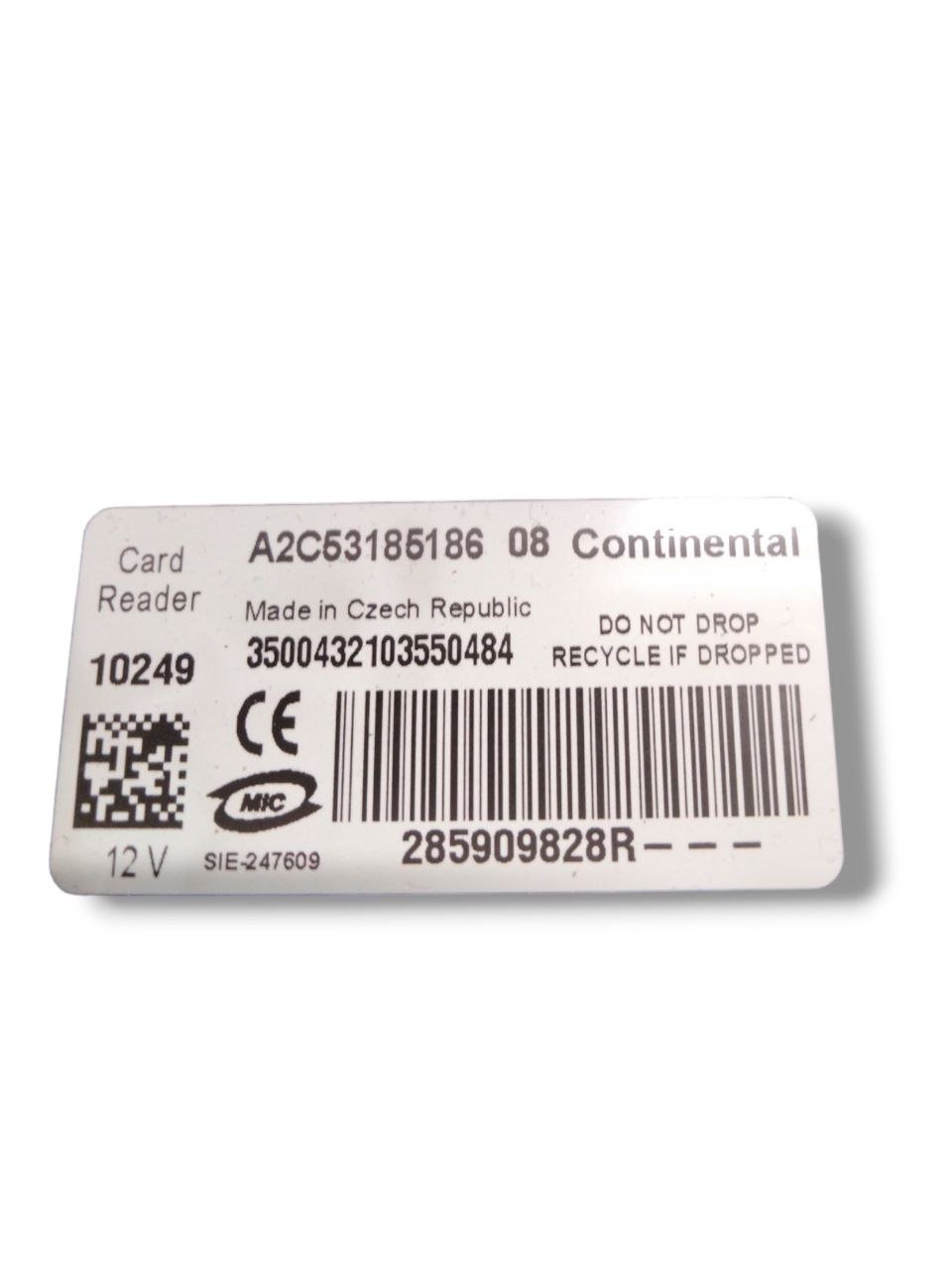 Centralina lettore chiave elettronica Renault Koleos (2007 - 2016) cod.285909828R - F&P CRASH SRLS - Ricambi Usati