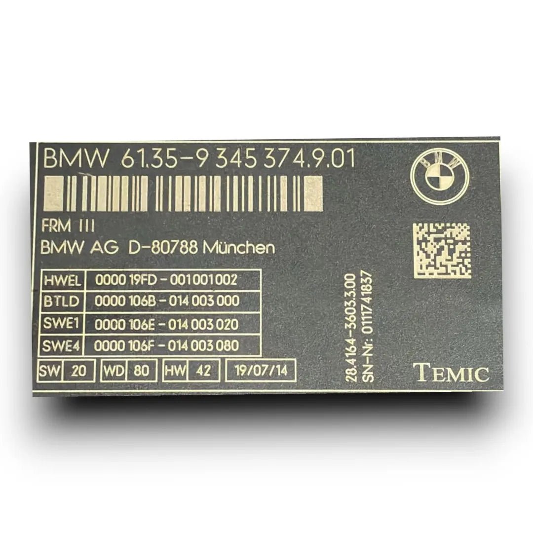 Dettaglio Centralina luci diurne BMW Serie 5 F10 dal 2013 cod. 61.359-345374.9 - foto 3