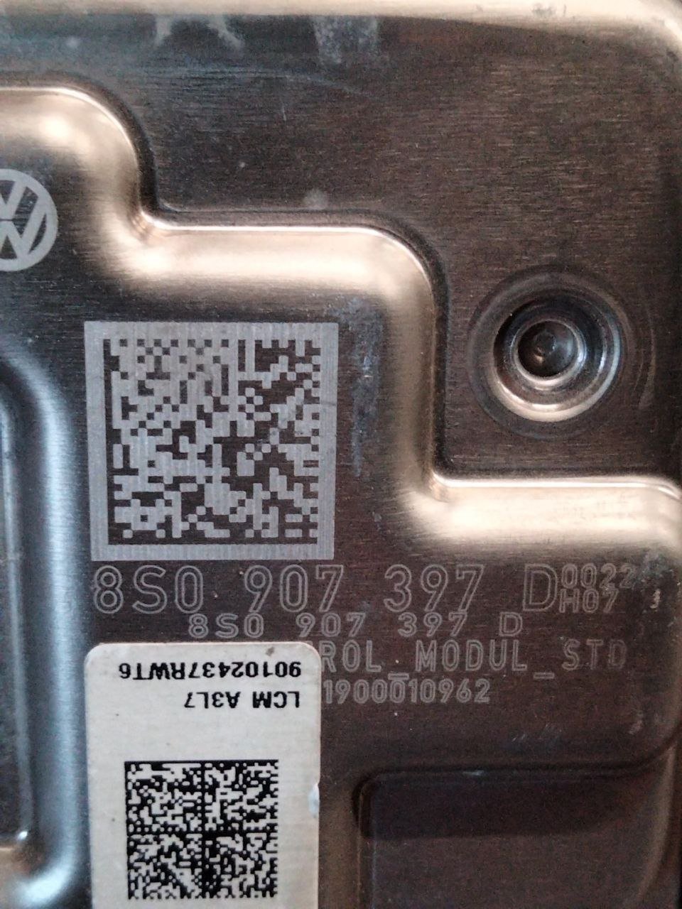 Centralina luci led Audi A3 8V (2012 - 2020) cod.8S0907397D - F&P CRASH SRLS - Ricambi Usati