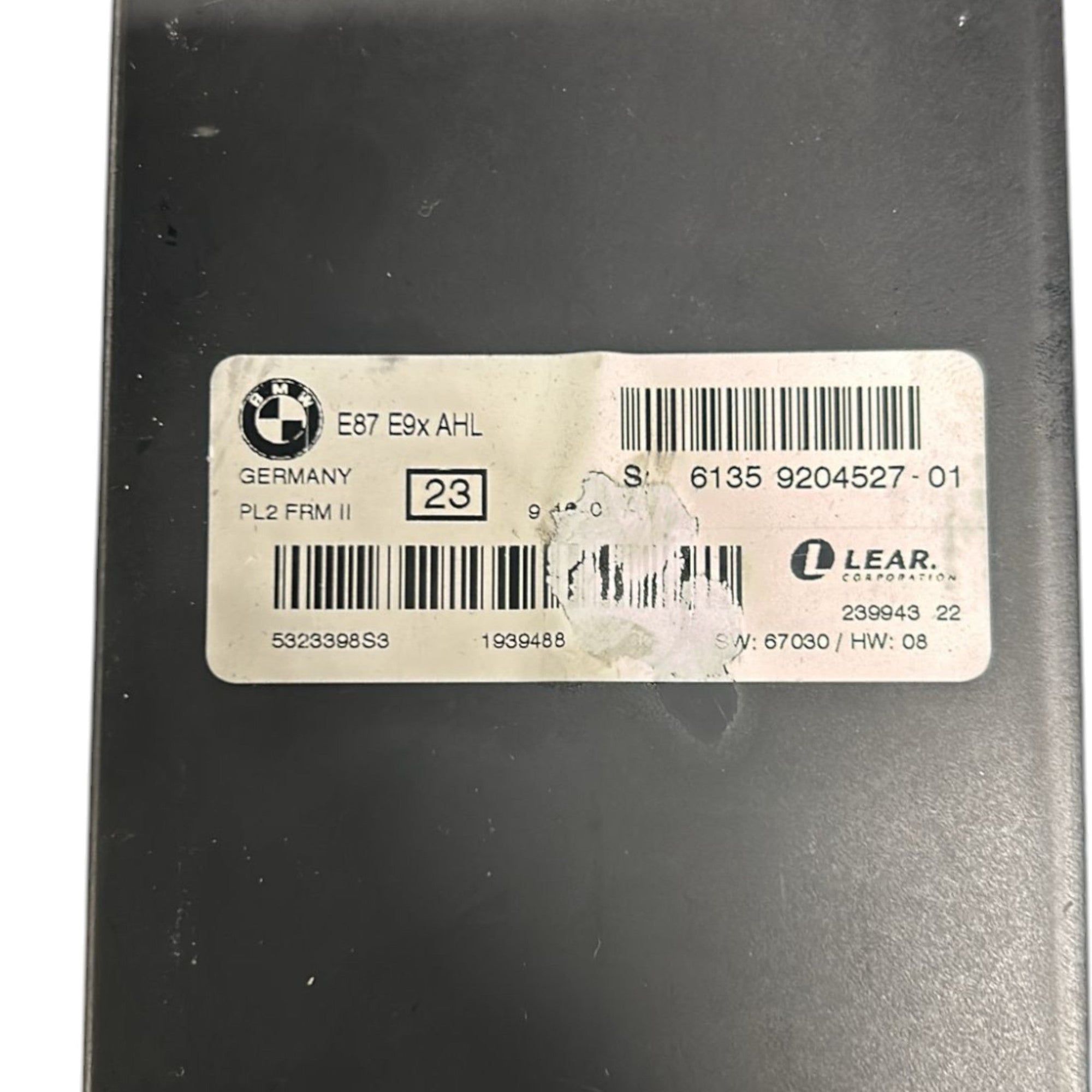 Centralina Luci Vano Piedi BMW Serie 3 (E92) cod.9204527 (2005 > 2013) - F&P CRASH SRLS - Ricambi Usati