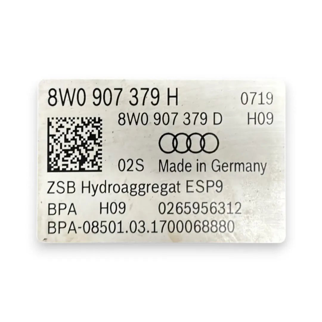 Dettaglio Centralina ABS Audi A4 8W 2015–2019 OEM 8W0907379HREP - foto 3