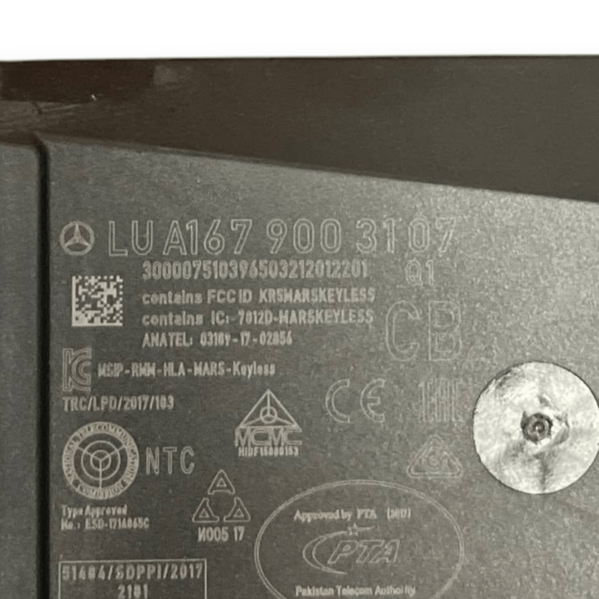 Centralina / Modulo Accensione Mercedes - Benz Classe A W177 (2018 - ) cod: A1679003107 - F&P CRASH SRLS - Ricambi Usati