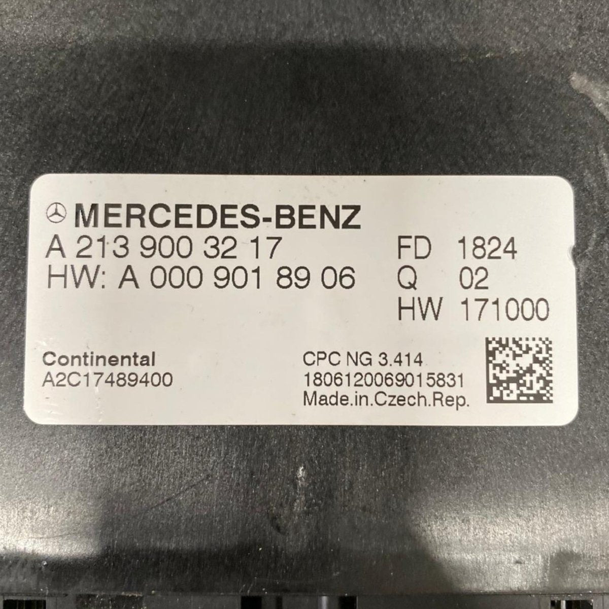 Centralina / modulo cambio automatico Mercedes - Benz Classe A W177 (2018 - ) Cod: a2139003217 - F&P CRASH SRLS - Ricambi Usati