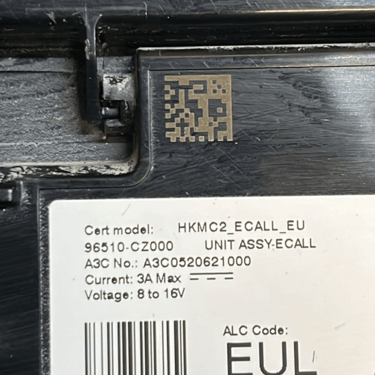 Centralina Modulo Chiamata Di Emergenza Hyundai Tucson cod:96510 - CZ000 (2020 > ) - F&P CRASH SRLS - Ricambi Usati