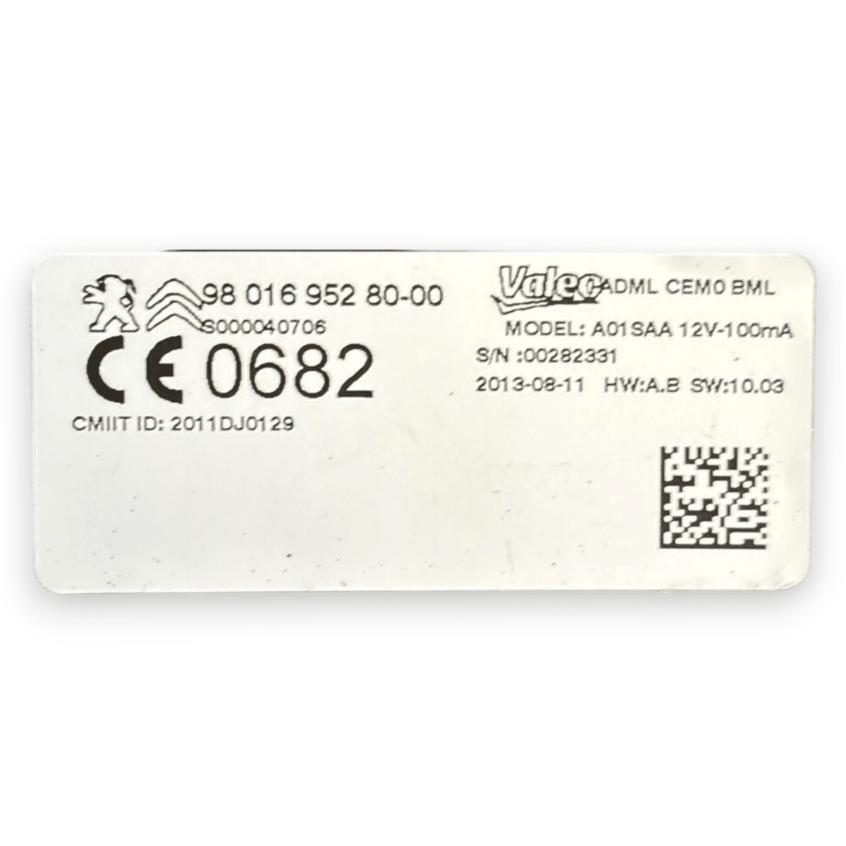 Centralina / modulo comfort peuegeot 308 II cod:980169528000 (2013 - 2021) - F&P CRASH SRL - Ricambi Usati