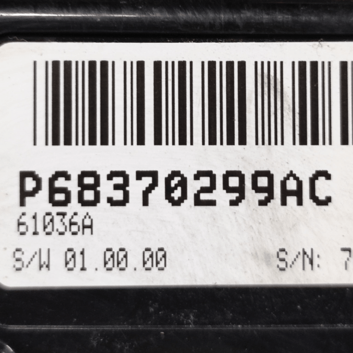 Centralina / Modulo Controllo Temperatura Jeep Cherokee COD: P68370299AC (2013 - 2023) - F&P CRASH SRLS - Ricambi Usati