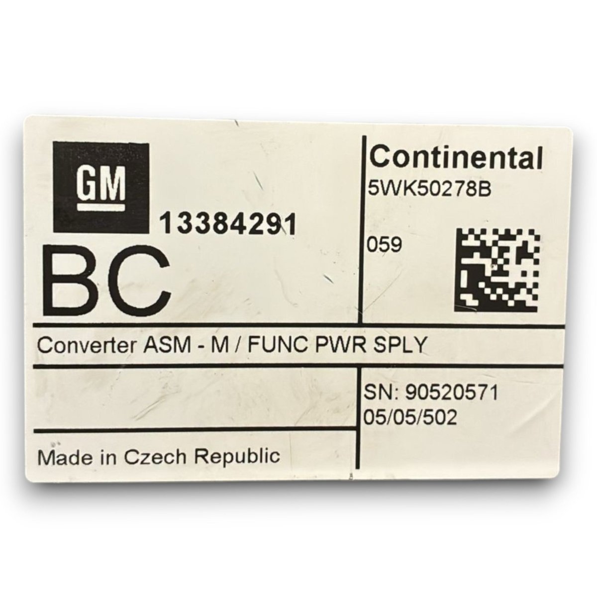 Centralina / modulo di navigazione opel astra j cod . 5wk50278b (209 > 2020) - F&P CRASH SRL - Ricambi Usati