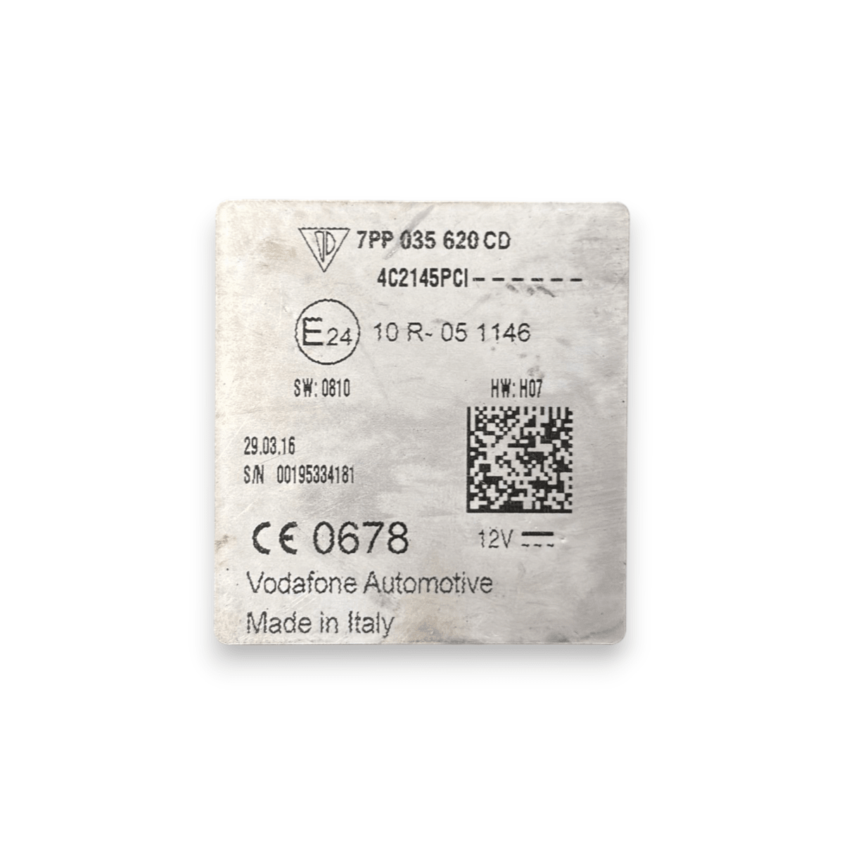 Centralina / modulo di navigazione porsche macan 95b cod:7pp035620cd (2013 - ) - F&P CRASH SRL - Ricambi Usati