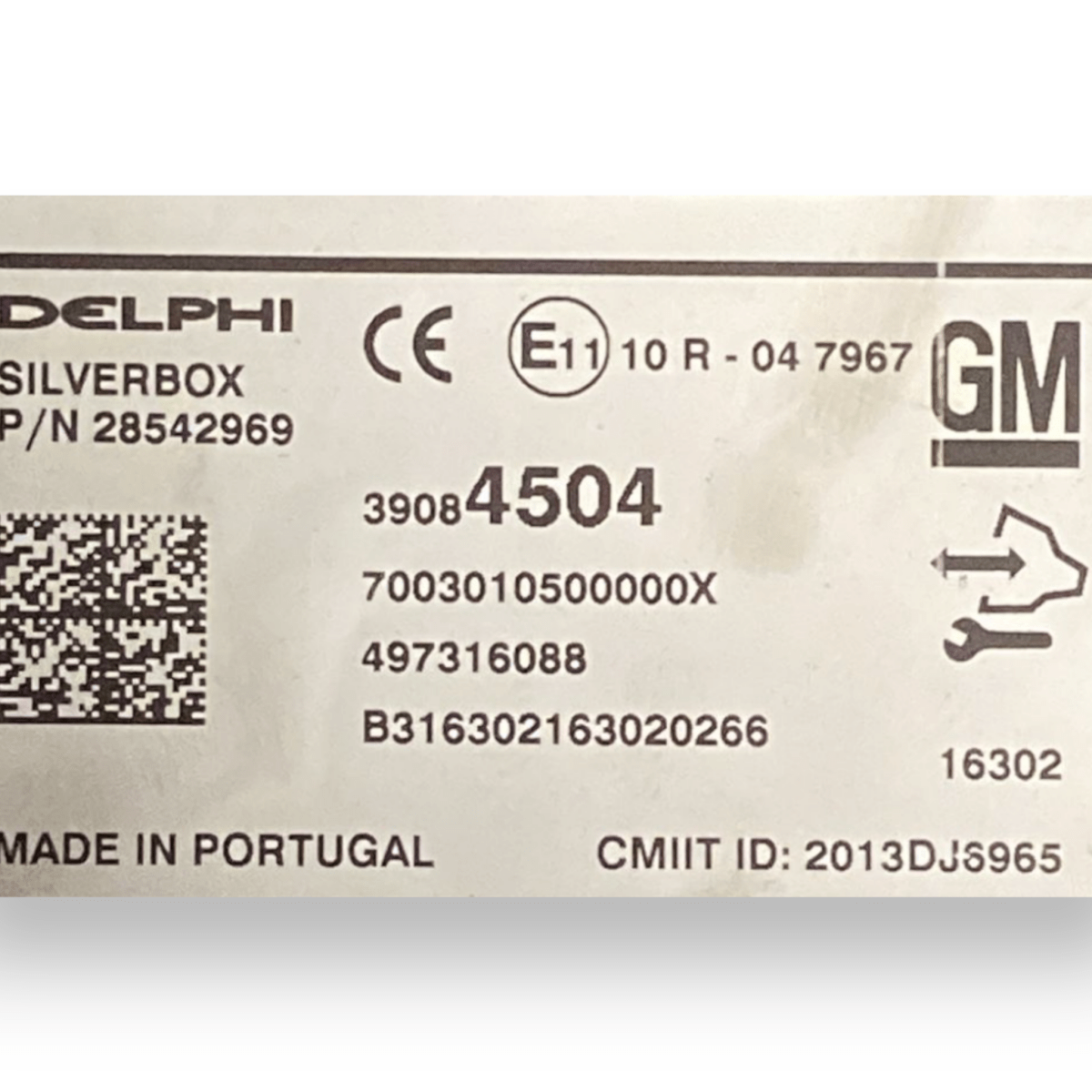 centralina modulo di navigazione satellitare opel astra k 1.6 diesel cod:39084504 (2015 - 2021) - F&P CRASH SRLS - Ricambi Usati