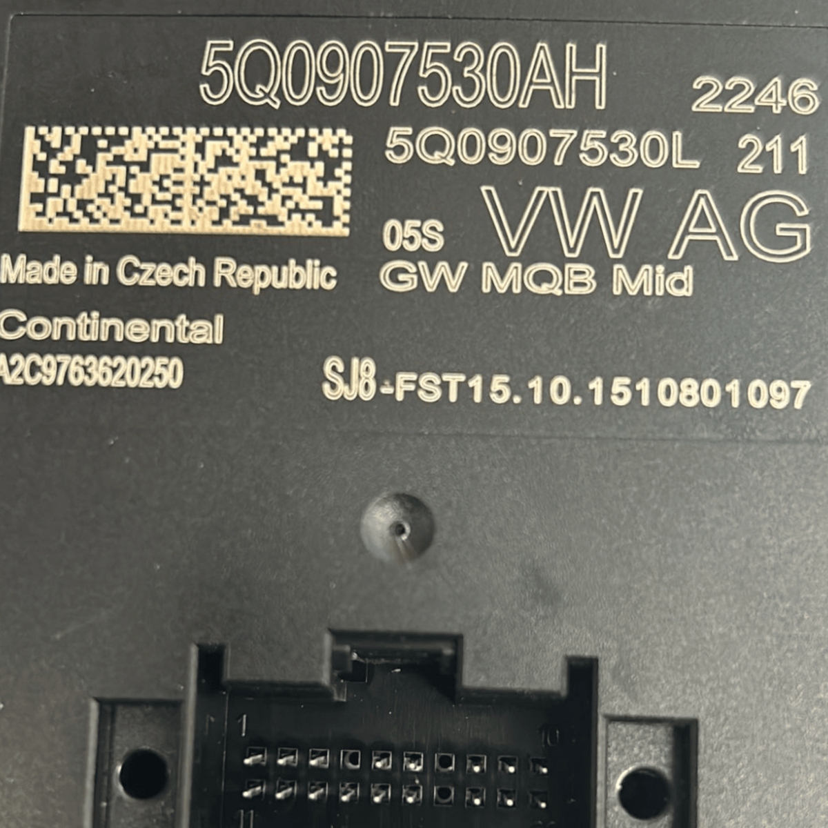 Centralina modulo gateway Volkswagen Golf VII 1.6 Diesel (2012 > 2017) cod:5Q0907530AH - F&P CRASH SRLS - Ricambi Usati