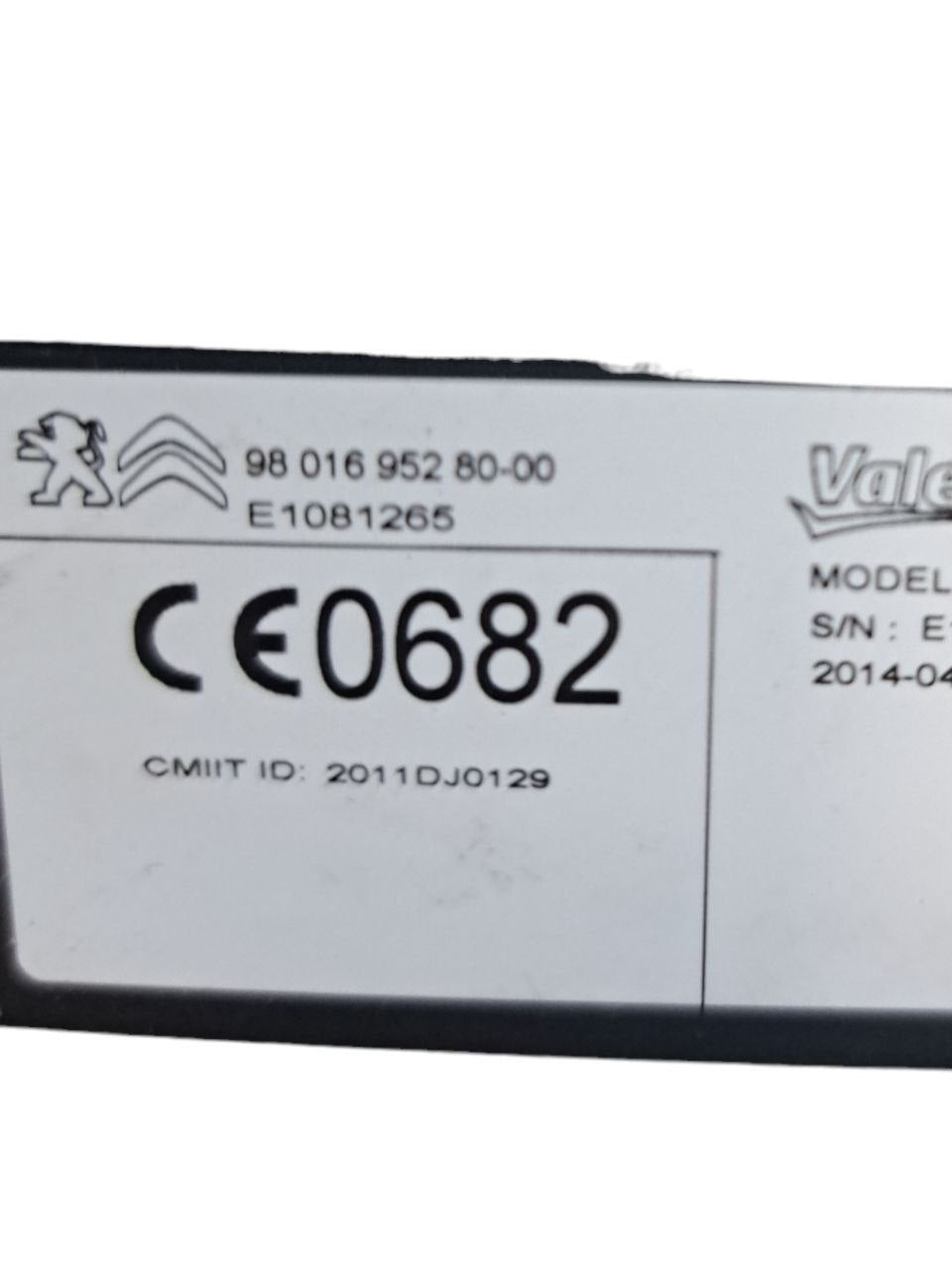 Centralina / Modulo Keyless Citroen C4 Picasso (2007) COD:9801695280 - F&P CRASH SRLS - Ricambi Usati