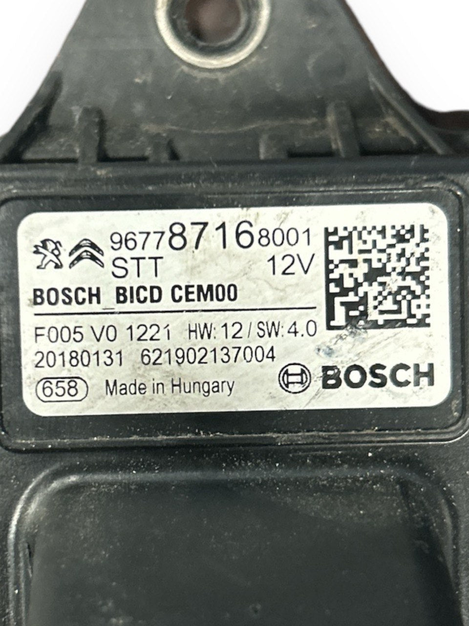 Centralina Modulo Start & Stop Peugeot 308 ( 2015 ) cod : 967787168001 - F&P CRASH SRLS - Ricambi Usati