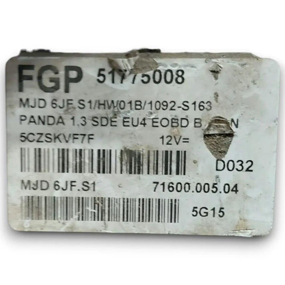 Centralina motore ECU Fiat Panda II 2003–2010 cod. 51775008 - F&P CRASH SRL - Ricambi Usati